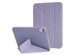 Capa Para Ipad Air 11 Em Couro Pu Silicone Com Suporte Origami Azul Bebê Multicolorido Tuotuo (2024)
