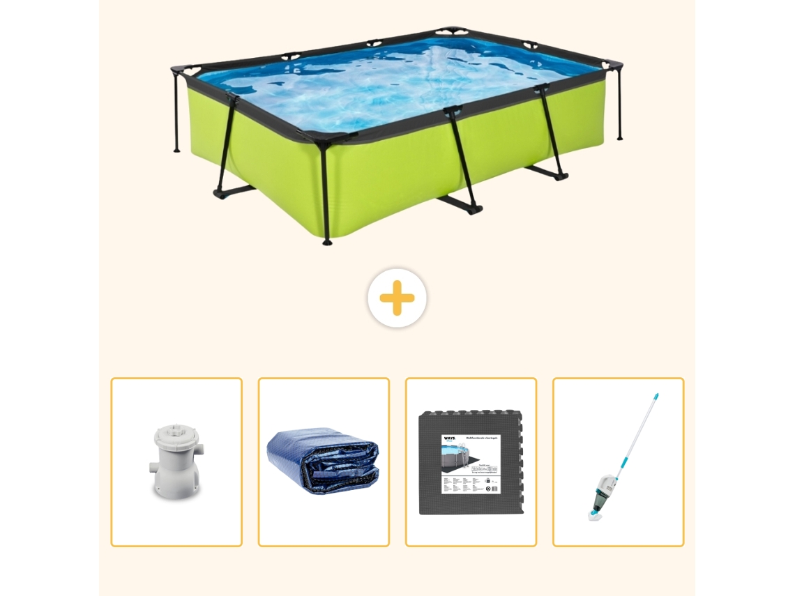Exit-toys Piscina Exit Retangular - 300x200x65 Cm - 5-peças S315