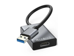 1080p Adaptador Conversor Usb 3.0/2.0 Para Hdmi Compatível Com Windows Xp A 11 E . Àtimo Para Pc, Hdtv E Projetor.