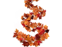 2.4M Vinha Artificial Vermelho Outono Maple Leaf Falso Guirlanda Plantas Folhagem Corda Jardim de Natal WEIMAI