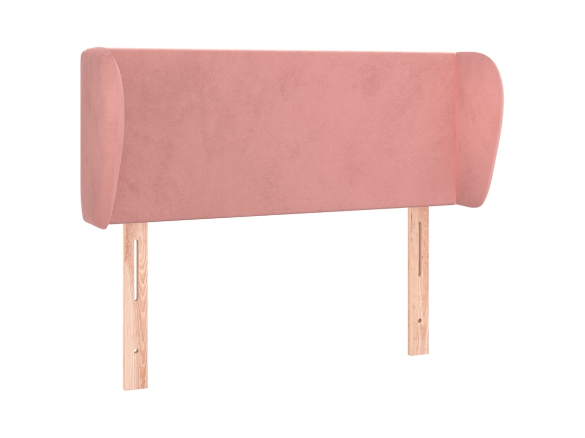 Headboard, Headboards Vidaxl Cor-de-rosa Veludo (103 X 23 X 78/88 Cm)