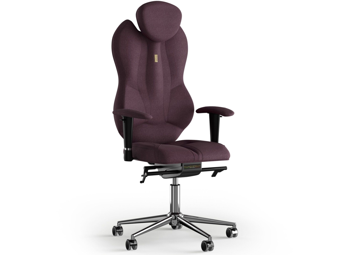 Cadeira de Escritório Ergonómica KULIK Tecido Grande (Azur - Violeta -130x50x50cm)