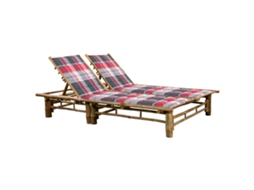 Sun Lounger, Sun Loungers Vidaxl Marrom Bambu (n/a)