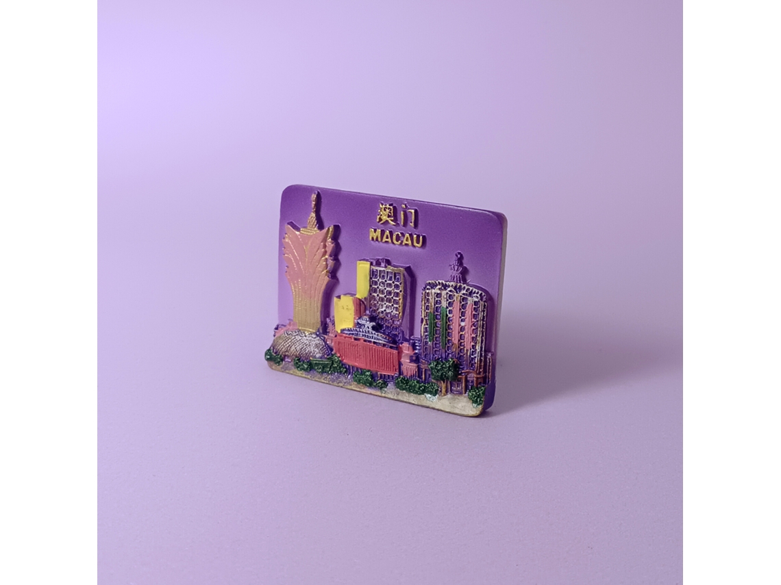 Ímãs De Geladeira Artesanais De Resina, Lembrancinhas Turísticas De Macau.
