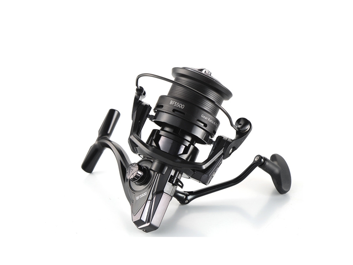 Molinete de Pesca 5+1 Rolamentos Eixo Inox 4.7:1