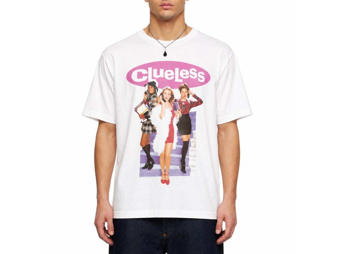 Rockinstone Clueless Staircase Poster White T-shirt Size:l