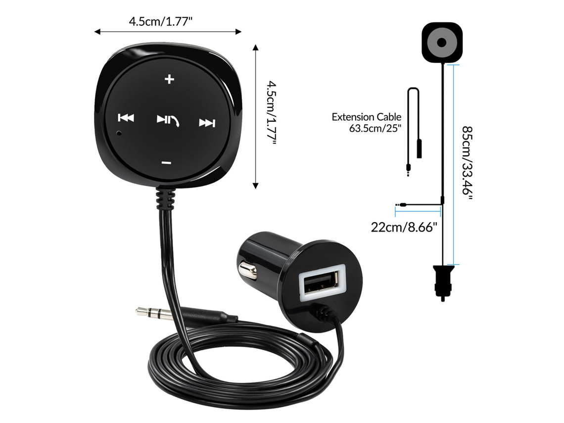 Transmissor Receptor Digital Usb Bluetooth 3,5 Mm Aux Para Adaptador De Áudio Rca Hifi SUNNY SPACES