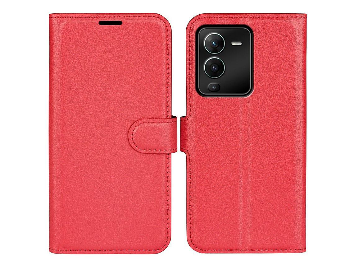 Capa para Vivo s15 pro 5g/v25 pro 5g Vermelho
