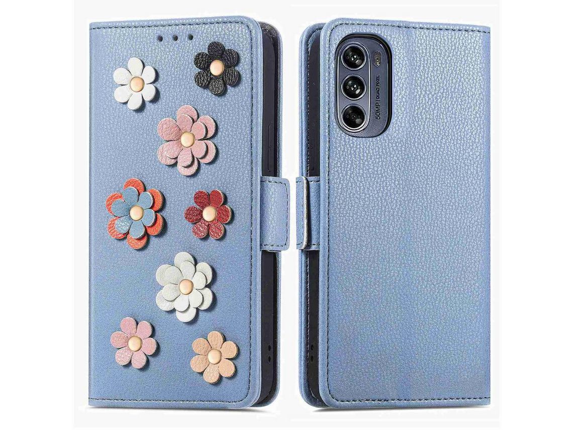 Capa para Motorola moto g62 5g Azul