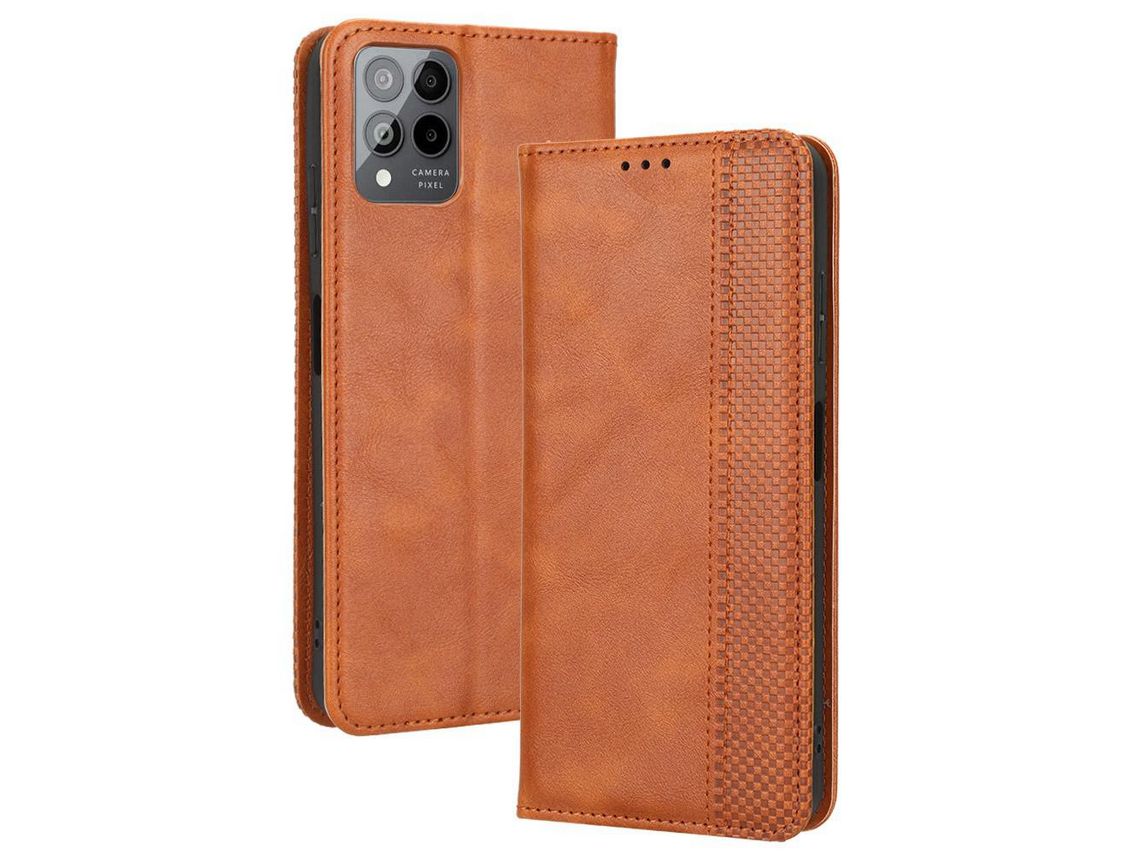 Capa para T-Mobile T-mobile revvl 6 pro 5g Castanho