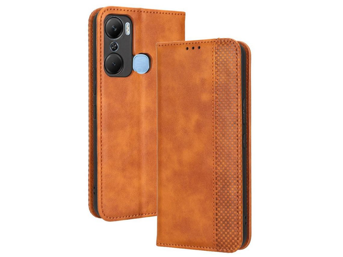 Capa para Infinix hot 12 pro 4g x668c Castanho