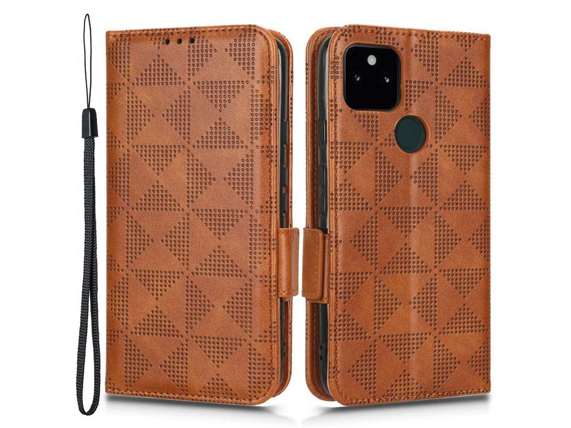 Capa para Google pixel 5a 5g Castanho