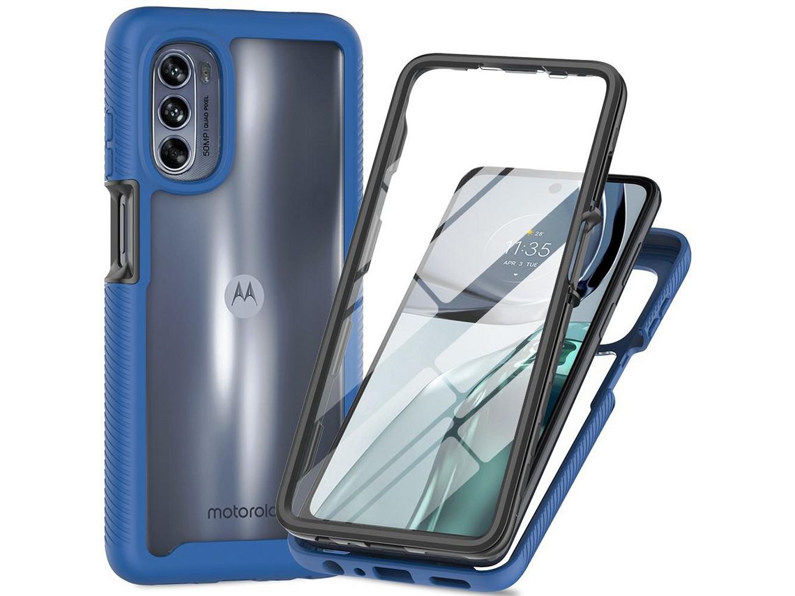 Capa para Motorola moto g62 5g Azul