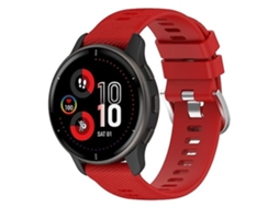 Lurelia Pulseira De Relógio Garmin Venu 2plus Silicone 20 Mm Com Textura Cruzada Verde