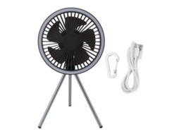2026 ventilador de Camping com Tripé Led Recarregável 10000mah Portátil para Churrascos Pesca Viagens de Carro