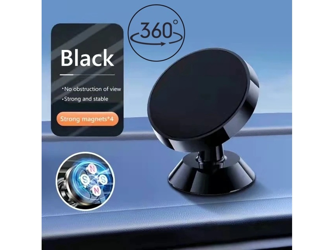 Suporte Magnético Para Celular Para Carro, Compatível Com Iphone 13, 12, Samsung, Redmi E Xiaomi.