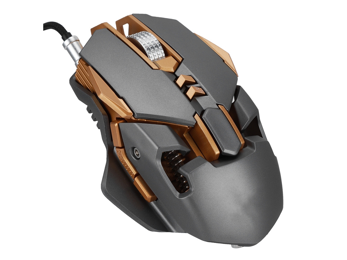 Rato com Fio LAXISCREED 7 Botões 3200 Dpi
