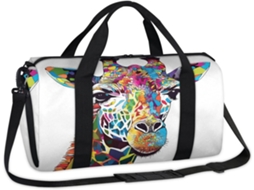 Bolsa Girafa Tecido Poliést. 45x21x23cm S/MARCA
