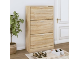 Sapateira | Armário Para Sapatos 63x24x103 Cm Derivados De Madeira Carvalho Sonoma Wsd207819 Adorável Casa