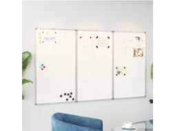 Vidaxl Quadro Branco Magnético Dobrável 180x80x1,7 Cm Alumínio