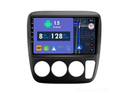 Auto Rádio Carro Bluetooth Autoradio 8GB RAM 128G ROM CarPlay Navegação GPS Ecrã Táctil RoverOne para Honda CRV CR-V 1995-2001  