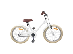Vidaxl Bicicleta Infantil 20 Polegadas Para 6-11 Anos Branco