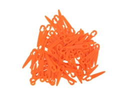 100 Lâminas de Plástico para Acessórios de Cortador de Grama Stihl Polycut 2-2 3-2