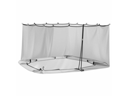 Vidaxl Mosquiteiro Para Gazebo 220 Mesh 220 Mesh Preto 4,5 X 3 X 2 M