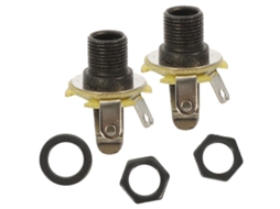 Saída para Guitarra Elétrica, Estilo Preto Metal, Redução de Ruído e Melhoria da Eficiência, Fácil Instalação com Parafusos AQUAFORGE