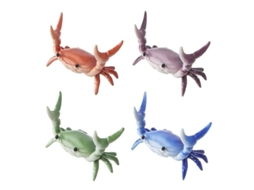 2026 4 pack Portavasos Cangrejo Cute Levantamiento de Pesas Portavasos Escritorio