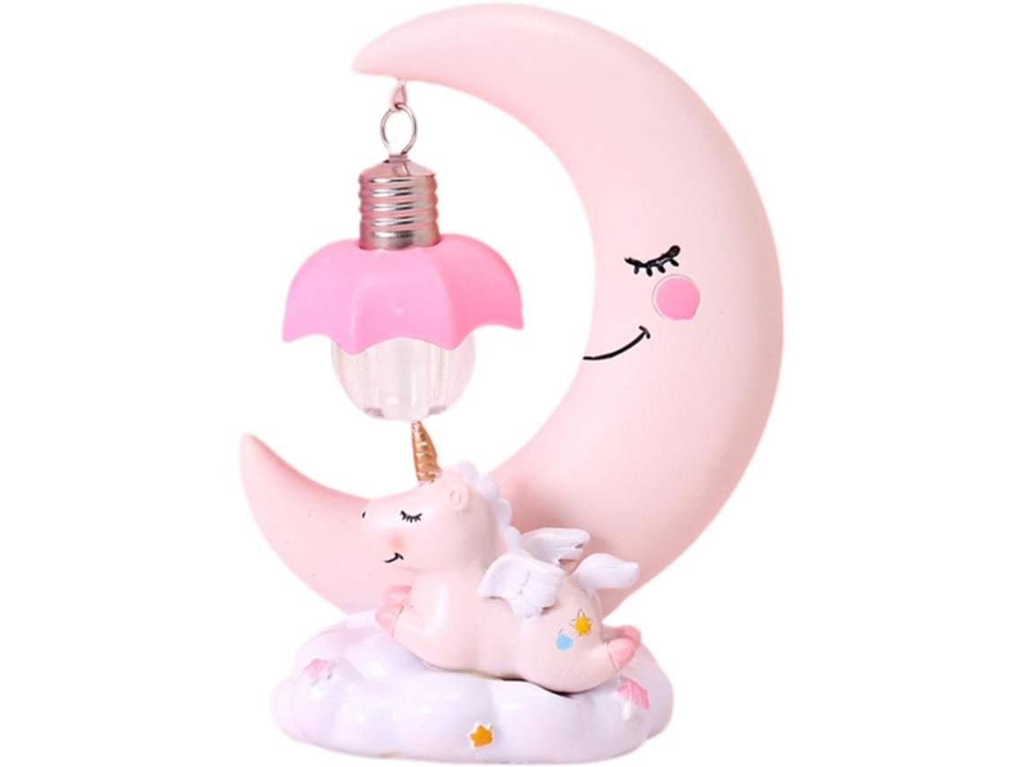 Luminária Noturna Decorativa De Unicórnio Para Casa E Escritório Com