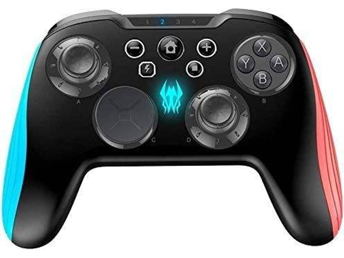 Game Controller Wireless Controller Rgb Lighting Gamepad. Suporte Para Android Xcloud Tablet Tv Box Pc Steam,preto