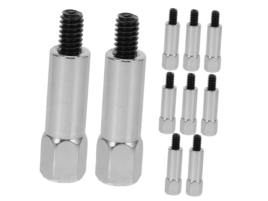 Kit De Tampa De Válvulas De 10 Parafusos Para Carros, Aço Cromado, Substituição
