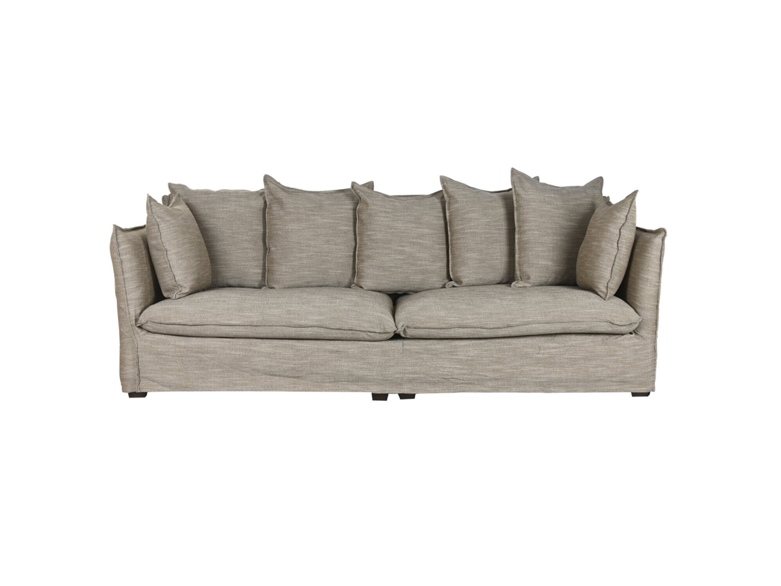 Poltrona de Metal em Poliéster com Flores Rosa, 75x71x71cm ALEXANDRA HOUSE LIVING