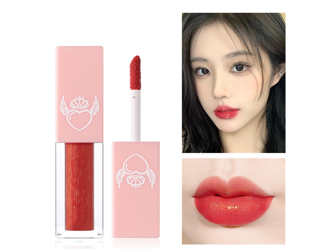 Bálsamo Labial Hidratante Para Mujeres Y Niñas, Lápis Labial Líquido Duradero Y Pigmentado Tipo 3 Maquiagem