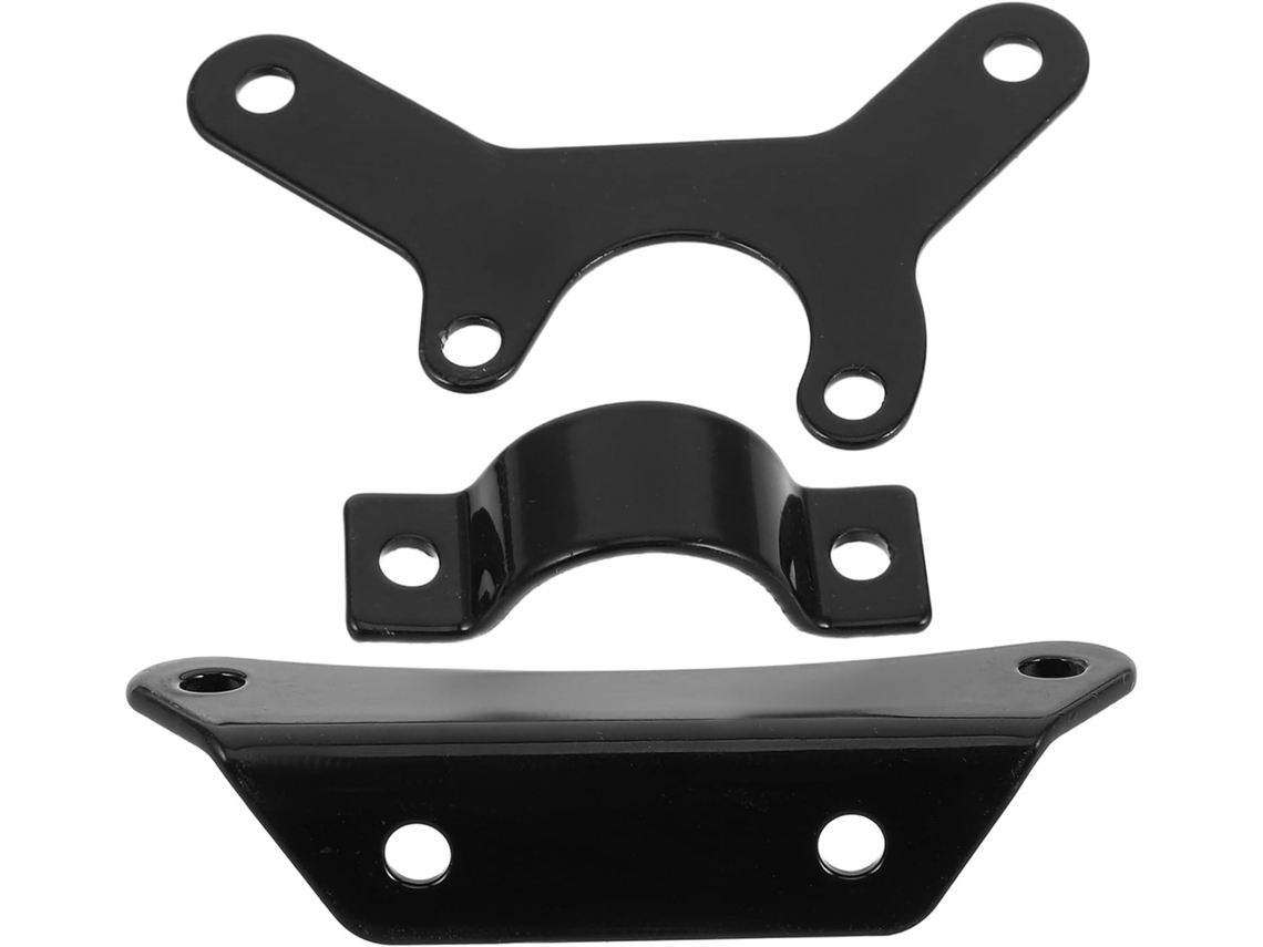 Suporte Do Radiador De Óleo Em Ferro Preto Para Motores 125cc E 140cc (3 Peças)