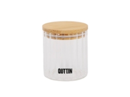 Frasco de Vidro Transparente Quttin 9 X 11 Cm 500 Ml