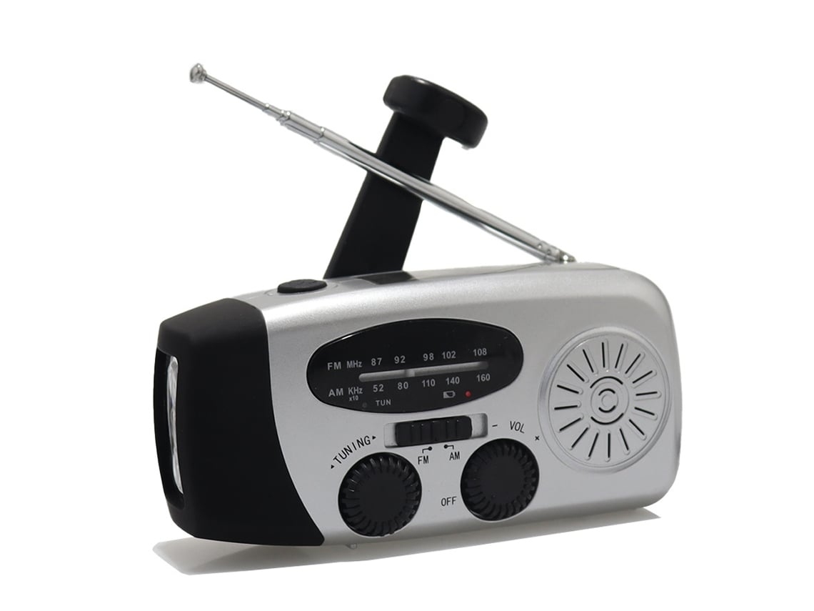 Rádio Emergência Manivela+lanterna Led Am/fm ZYBLSSBB