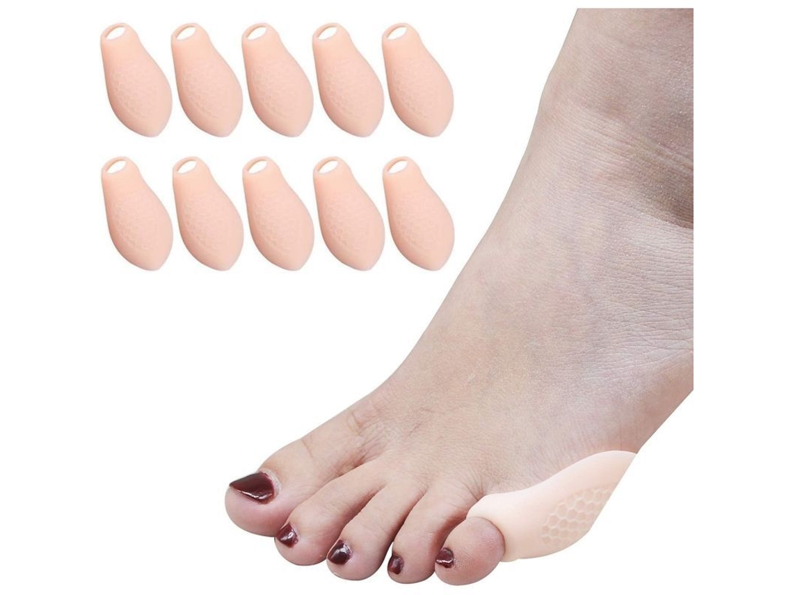 Protetor de Dedos Pequenos com Gel Separador Corrector de Búnions Material Novo Confortável