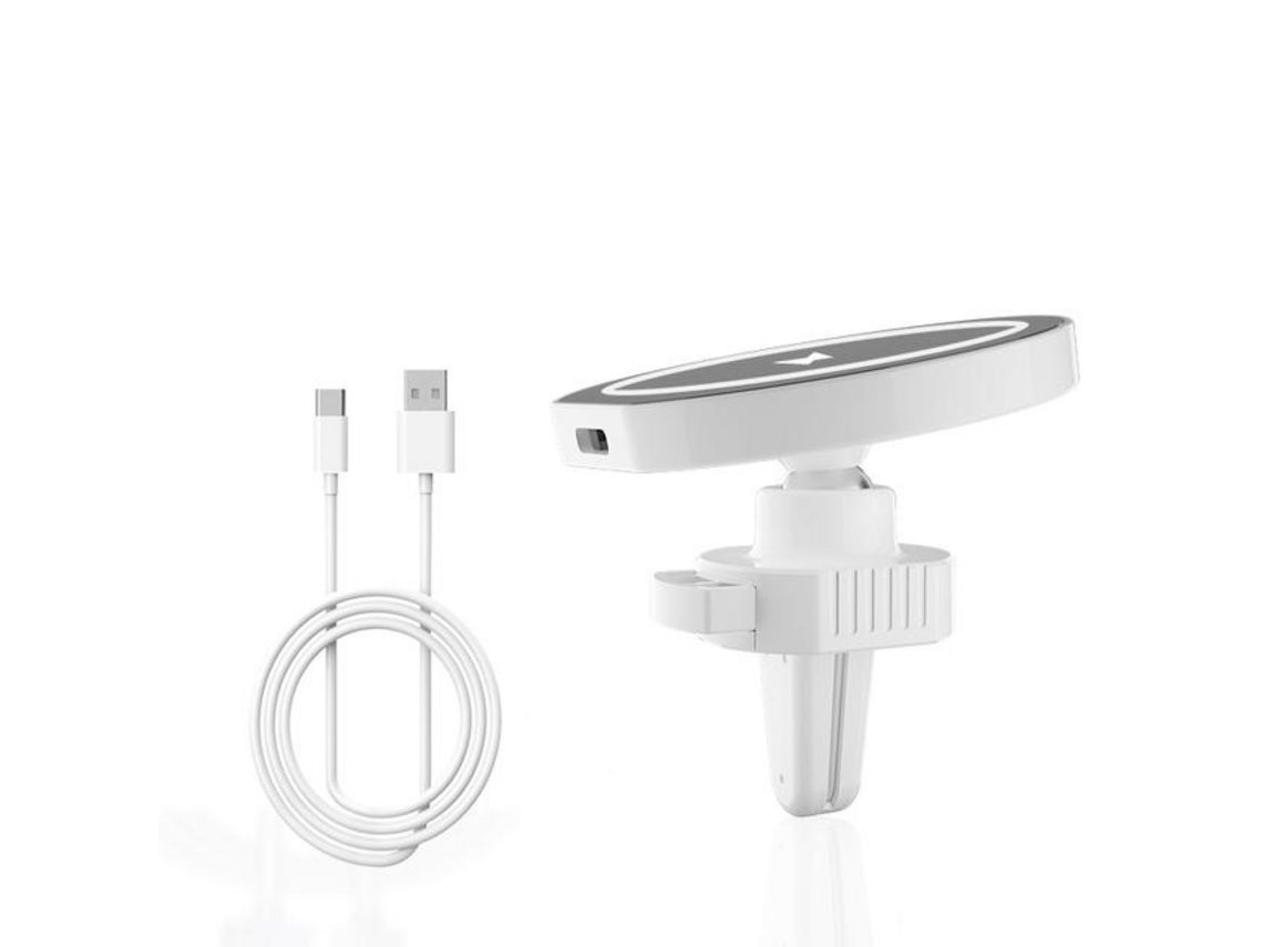 Suporte de Telefone para Carro Suporte de Carregador Sem Fio Magnético Giratório Suporte para Ventilação de Ar Suporte para Iphone Magsafe