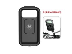 Suporte para Telefone de Bicicleta À Prova D'Água Guiador de Motocicleta Espelho Retrovisor Suporte Suporte para Telefone de 4,7 a 6,8 Polegadas