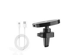 Suporte de Telefone para Carro Suporte de Carregador Sem Fio Magnético Giratório Suporte para Ventilação de Ar Suporte para Iphone Magsafe