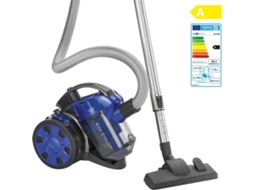 ASPIRADOR S/ SACO CLATRONIC BS 1308 AZUL, 700W, filtro HEPA, escova de chão com tubo telescópico, inclui escova/bocal para fendas, enrolador automático do cabo, pega de transporte