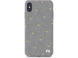 Capa iPhone XS Max MOSHI Vesta Cinza
