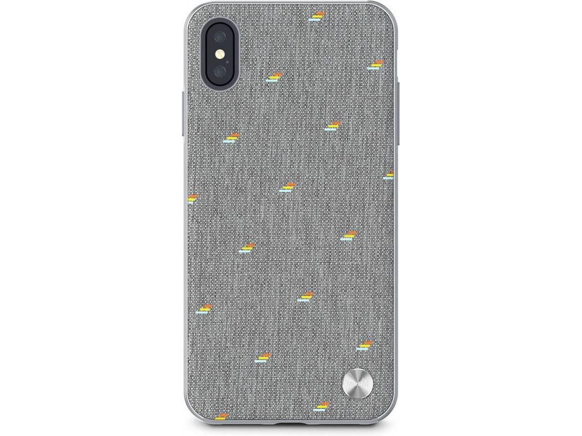Capa iPhone XS Max MOSHI Vesta Cinza