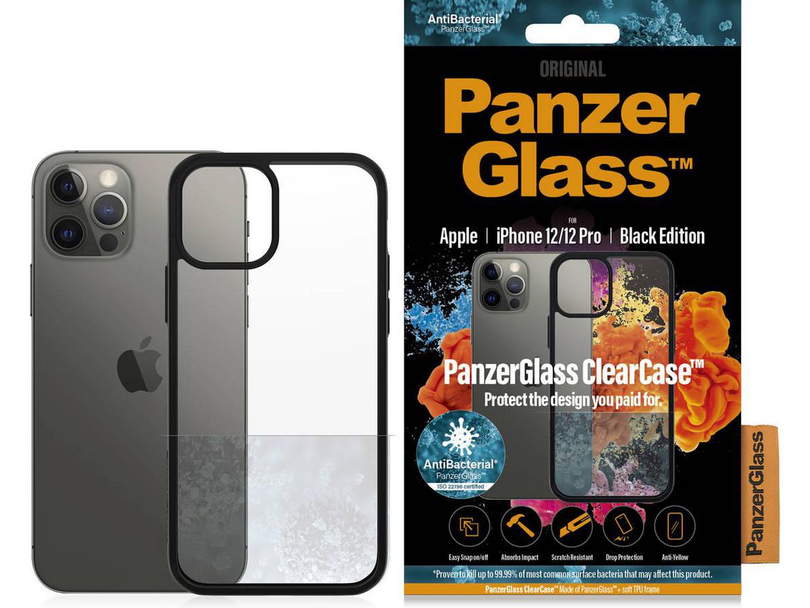 Capa iPhone 12/12 Pro PANZERGLASS Clear Case Transparente