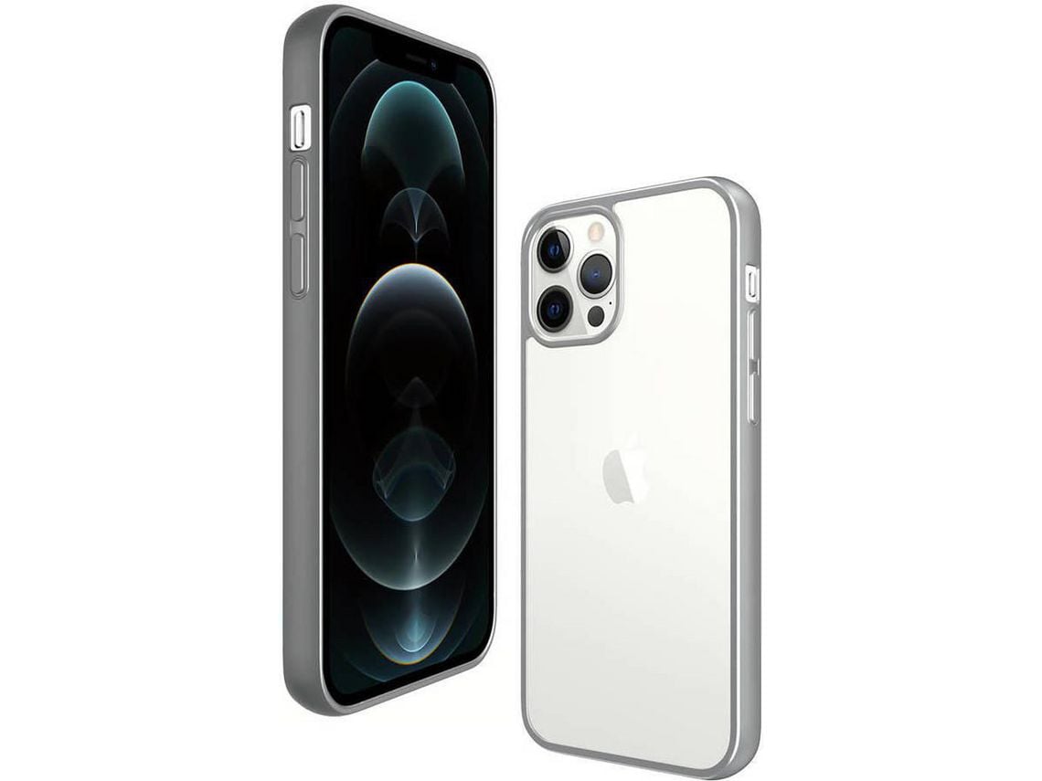 Capa iPhone 12 Pro Max PANZERGLASS Clear Case Satin Prateado