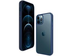 Capa iPhone 12 Pro Max PANZER GLASS Clear Case Azul