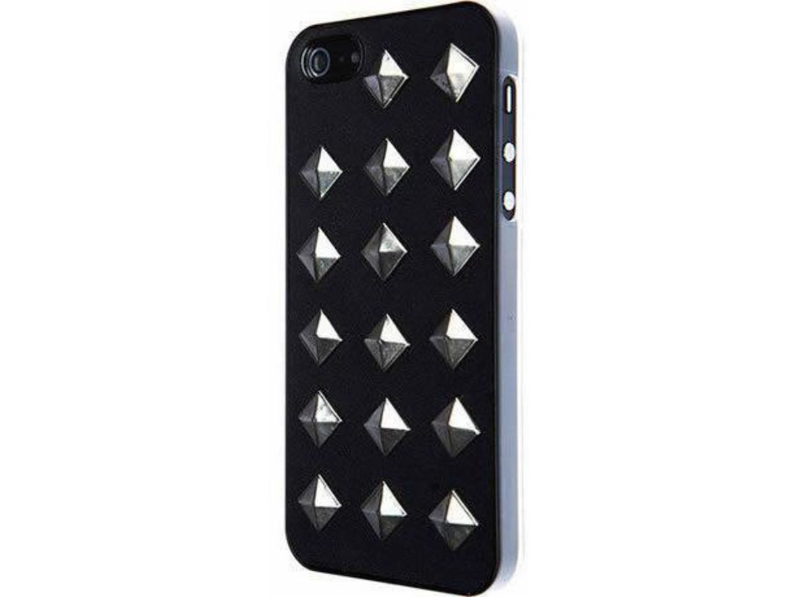 Capa iPhone 5, 5s, SE VCUBED3 Metal Rhombus Preto