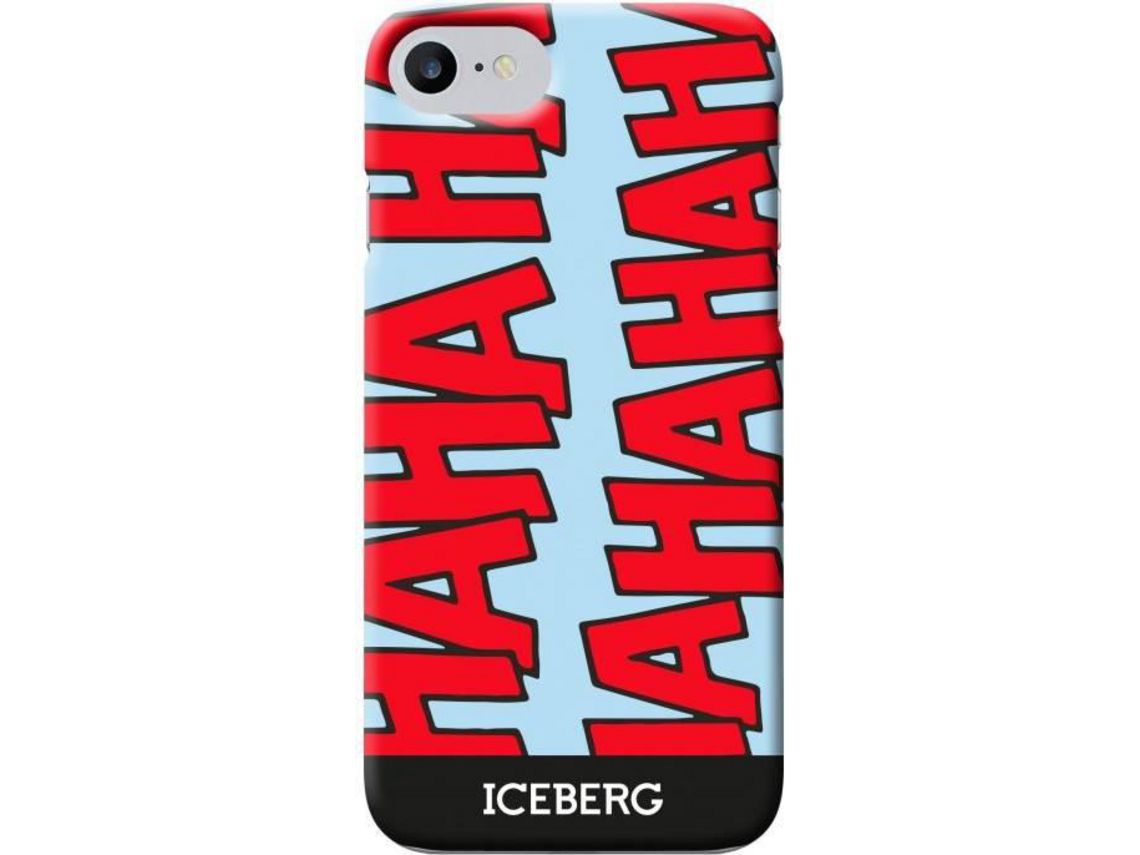 Capa iPhone 6, 6s, 7, 8 ICEBERG Comics Haha Vermelho